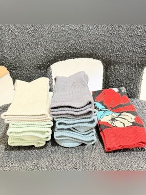 H&M Socks Set & Super Man Socks Bundle Size 6-10